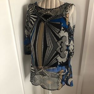 Sugar lips small sheer tunic with black tank